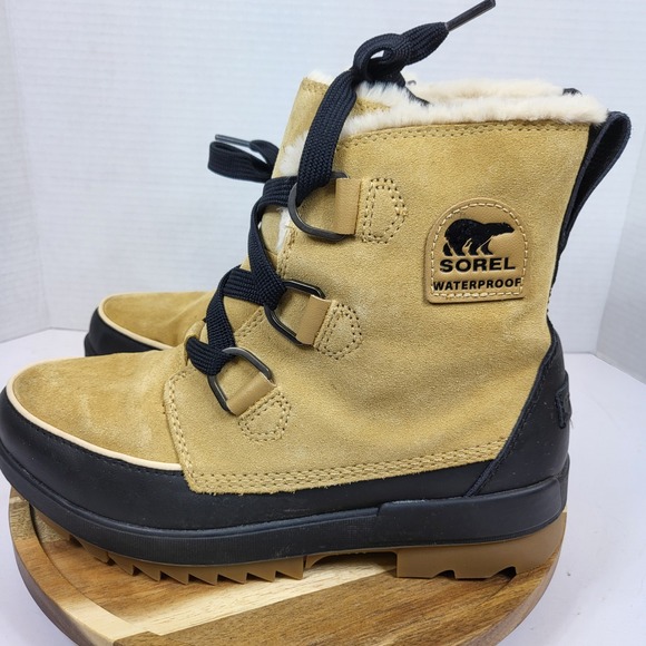 Sorel Shoes - SOREL Women's Tivoli IV Camel Brown Waterproof Suede Winter Snow Boots Size‎ 10